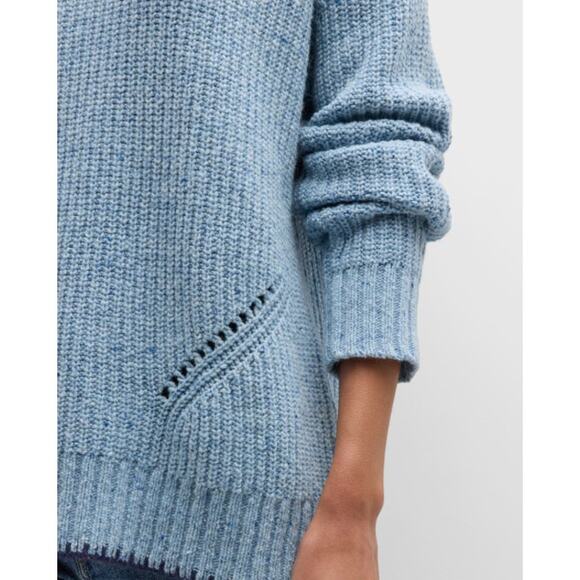 ATM Anthony Thomas Melillo Merino Wool Alpaca Blend Oversize Sweater Chunky Knit - Picture 4 of 16